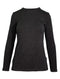 250 Women's Merino Long Sleeve Base Layer Comfort Zone - Dark Mel Grey